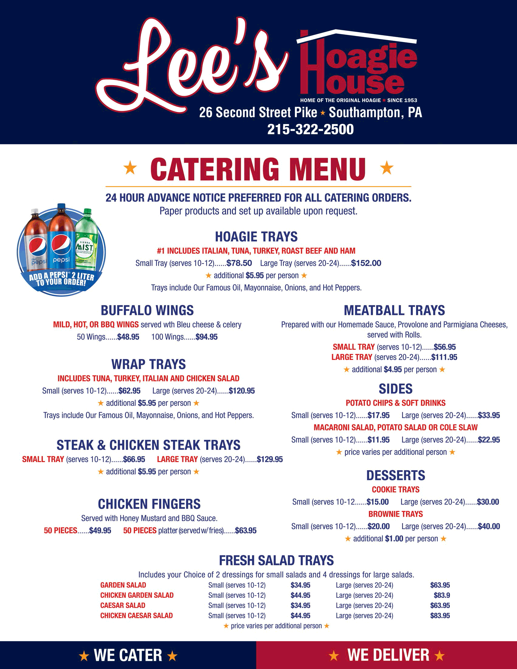 LEE'S HOAGIE HOUSE Newtown, Pennsylvania